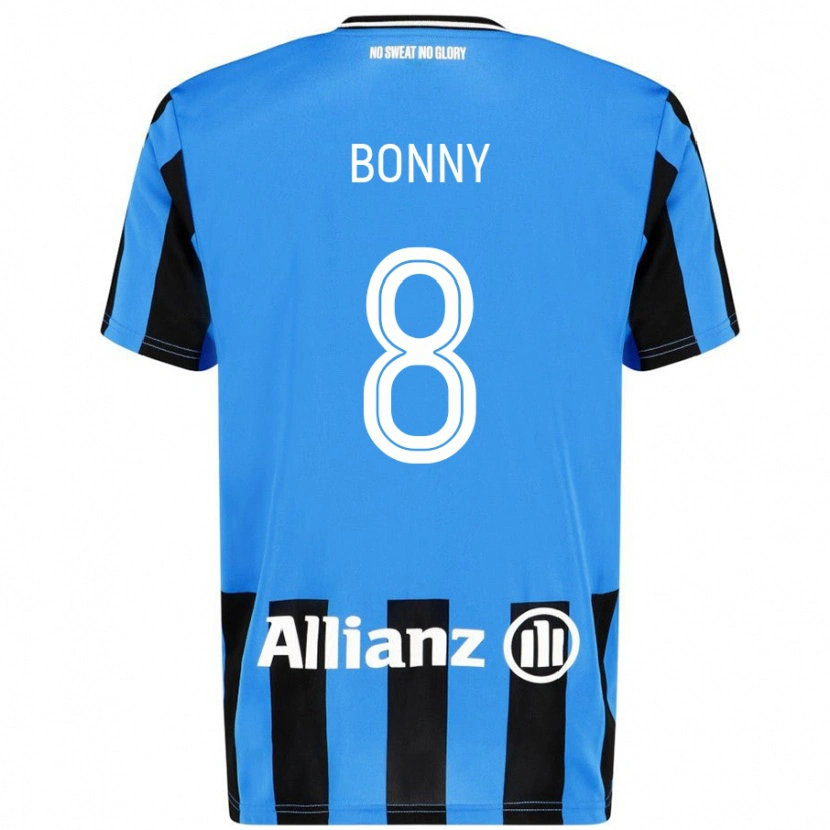 Danxen Barn Chionne Bonny #8 Himmelsblå Svart Hemmatröja Matchtröjor 2024/25 Tröjor T-Tröja