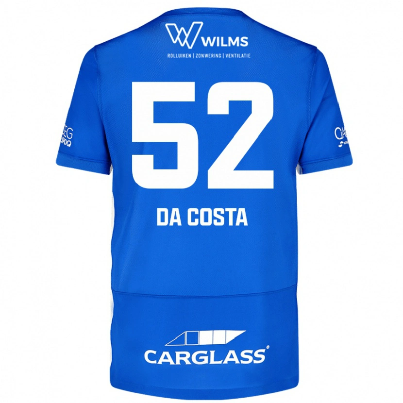 Danxen Barn Wilson Da Costa #52 Blå Hemmatröja Matchtröjor 2024/25 Tröjor T-Tröja