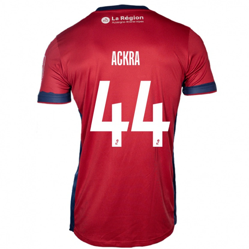 Danxen Barn Allan Ackra #44 Ljus Vinröd Hemmatröja Matchtröjor 2024/25 Tröjor T-Tröja