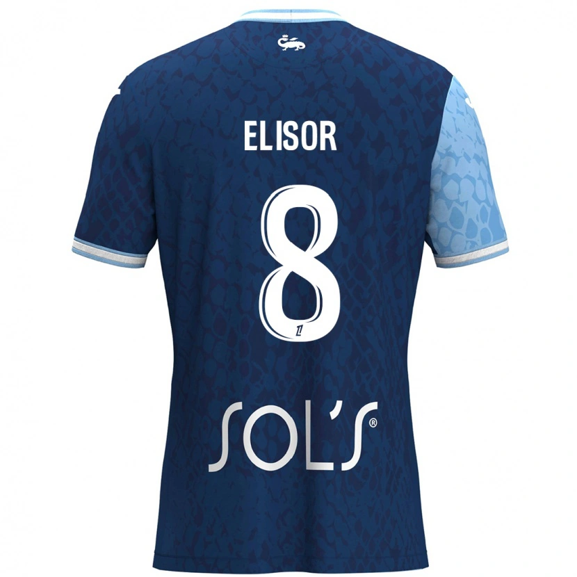 Danxen Barn Salomé Elisor #8 Himmelsblå Mörkblå Hemmatröja Matchtröjor 2024/25 Tröjor T-Tröja