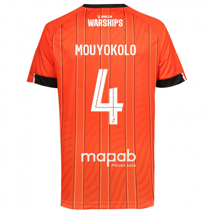Danxen Barn Loris Mouyokolo #4 Orange Hemmatröja Matchtröjor 2024/25 Tröjor T-Tröja