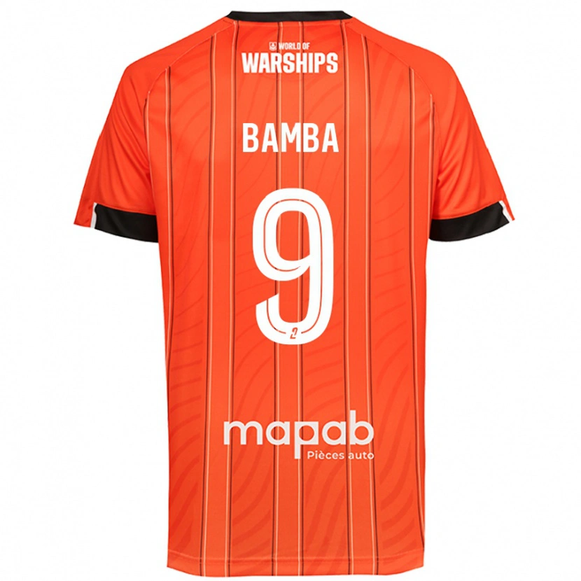 Danxen Barn Mohamed Bamba #9 Orange Hemmatröja Matchtröjor 2024/25 Tröjor T-Tröja