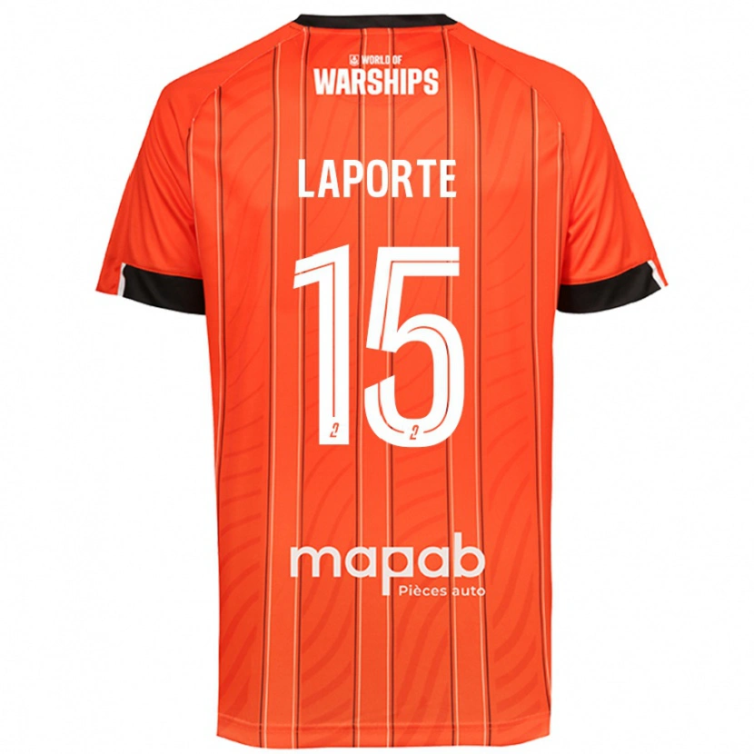 Danxen Barn Julien Laporte #15 Orange Hemmatröja Matchtröjor 2024/25 Tröjor T-Tröja