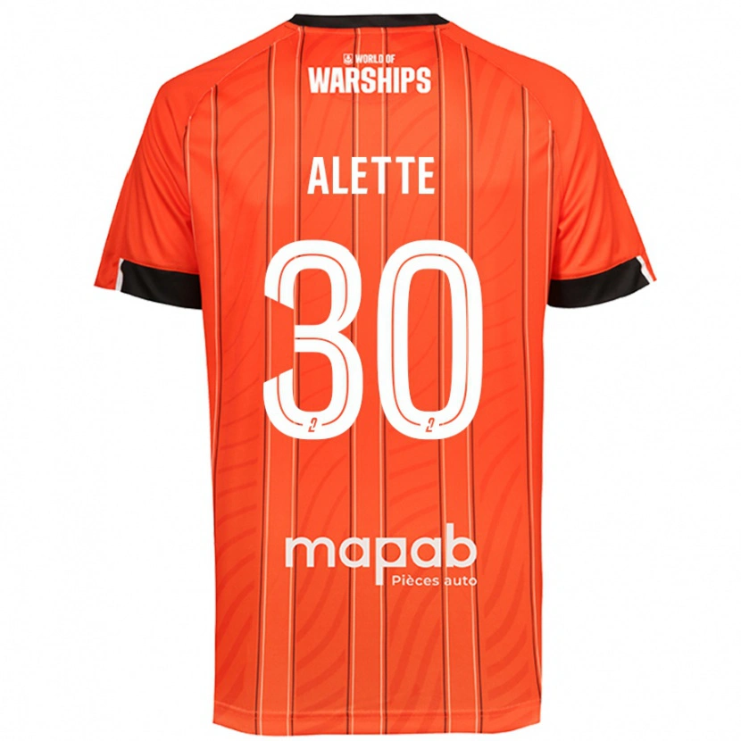 Danxen Barn Gaël Alette #30 Orange Hemmatröja Matchtröjor 2024/25 Tröjor T-Tröja