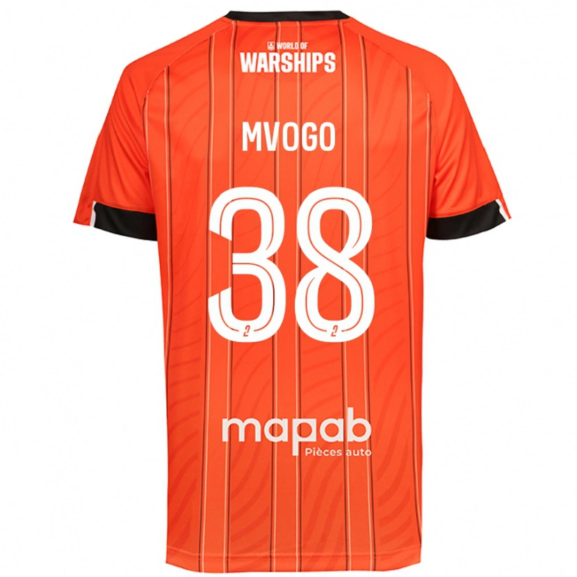 Danxen Barn Yvon Mvogo #38 Orange Hemmatröja Matchtröjor 2024/25 Tröjor T-Tröja
