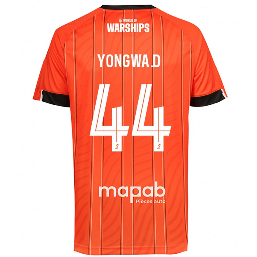 Danxen Barn Darlin Yongwa #44 Orange Hemmatröja Matchtröjor 2024/25 Tröjor T-Tröja