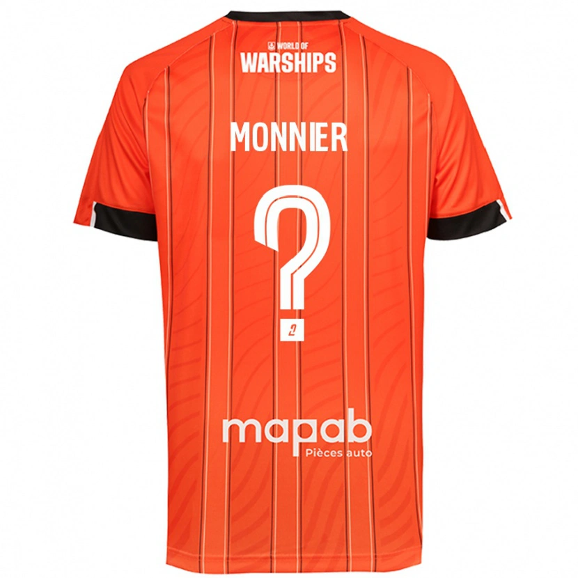 Danxen Barn Isaac Monnier #0 Orange Hemmatröja Matchtröjor 2024/25 Tröjor T-Tröja