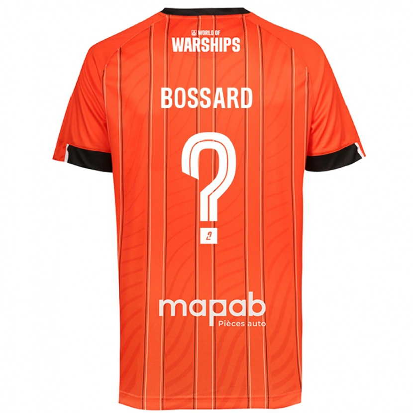 Danxen Barn Léo Bossard #0 Orange Hemmatröja Matchtröjor 2024/25 Tröjor T-Tröja