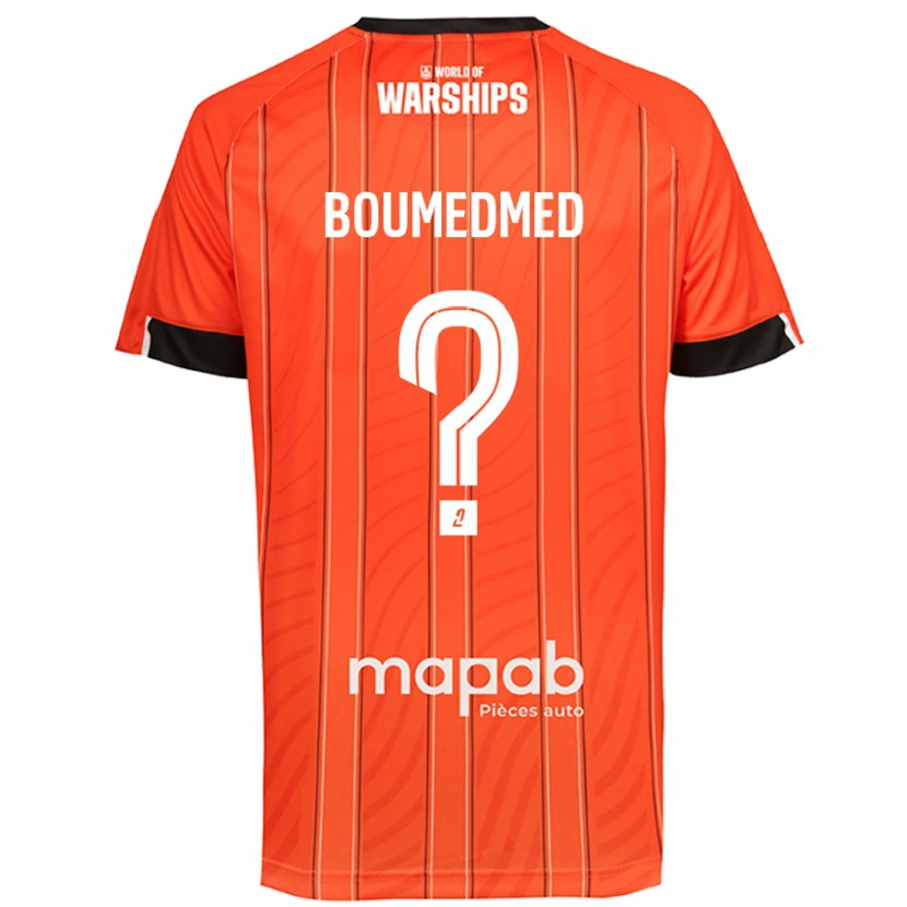 Danxen Barn Kamil Boumedmed #0 Orange Hemmatröja Matchtröjor 2024/25 Tröjor T-Tröja