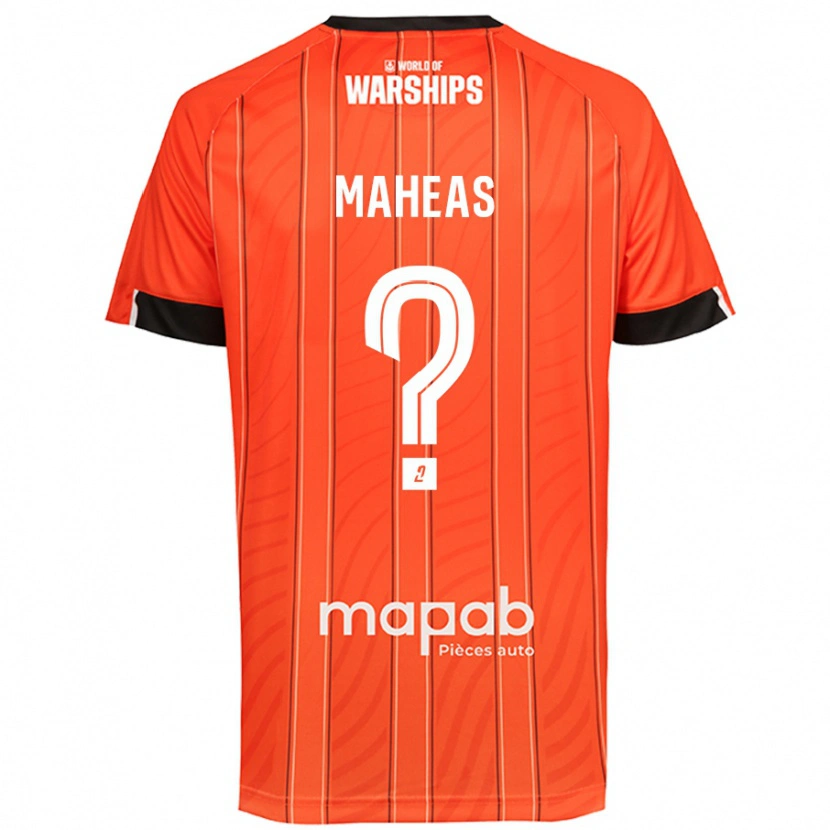 Danxen Barn Paul Maheas #0 Orange Hemmatröja Matchtröjor 2024/25 Tröjor T-Tröja