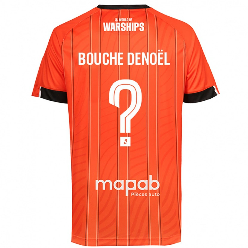Danxen Barn Max Bouche Denoël #0 Orange Hemmatröja Matchtröjor 2024/25 Tröjor T-Tröja
