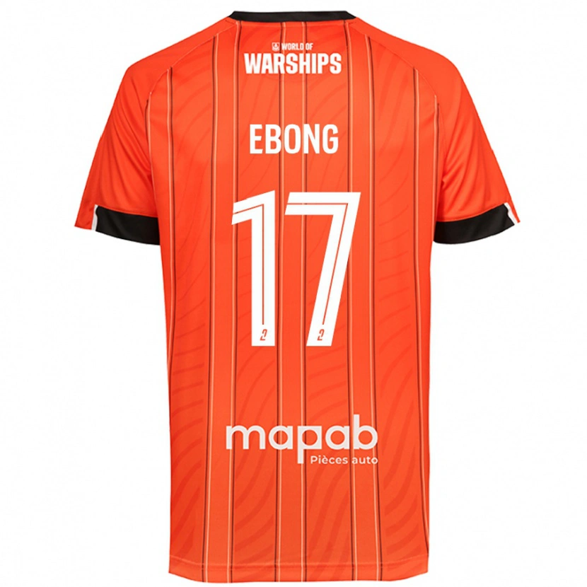 Danxen Barn Arthur Ebong #17 Orange Hemmatröja Matchtröjor 2024/25 Tröjor T-Tröja