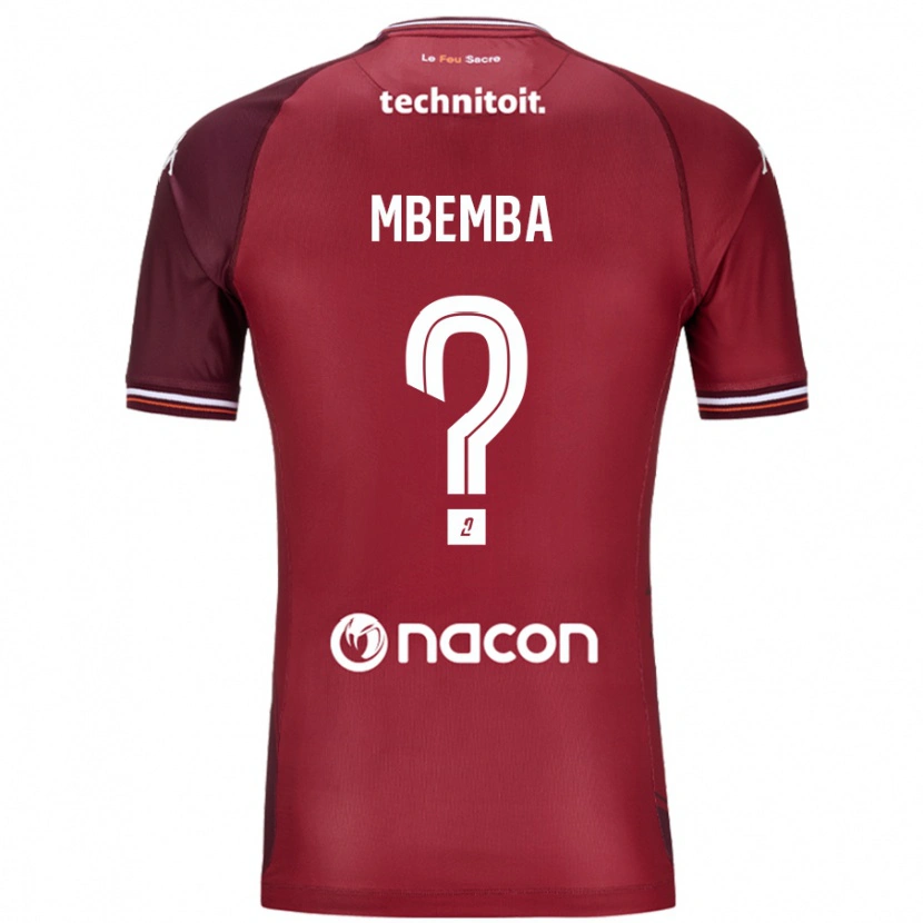 Danxen Barn Abdallah Mbemba #0 Röda Granata Hemmatröja Matchtröjor 2024/25 Tröjor T-Tröja