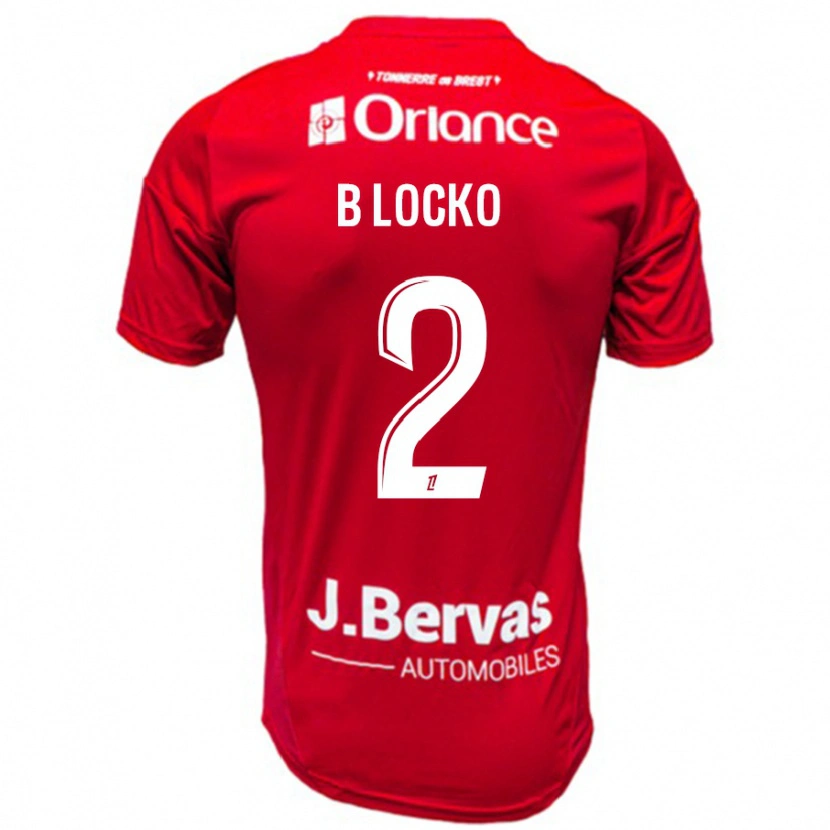 Danxen Barn Bradley Locko #2 Röd Vit Hemmatröja Matchtröjor 2024/25 Tröjor T-Tröja
