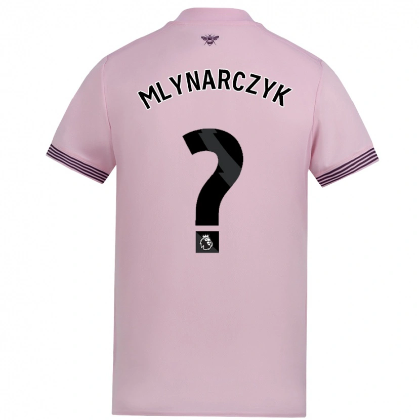 Danxen Barn Adam Mlynarczyk #0 Rosa Bortatröja Matchtröjor 2024/25 Tröjor T-Tröja