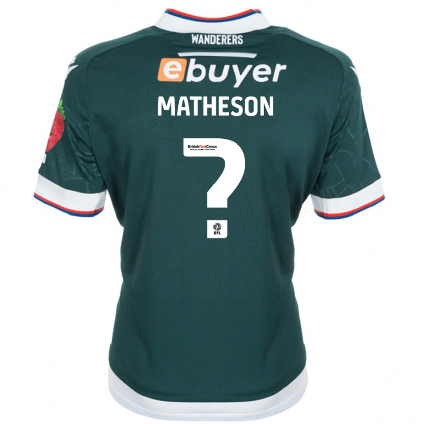 Danxen Barn Luke Matheson #0 Mörkgrön Bortatröja Matchtröjor 2024/25 Tröjor T-Tröja