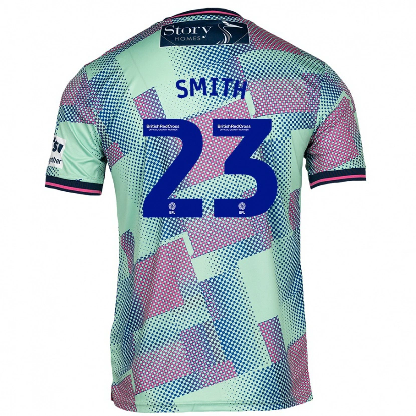 Danxen Barn Jude Smith #23 Grön Bortatröja Matchtröjor 2024/25 Tröjor T-Tröja