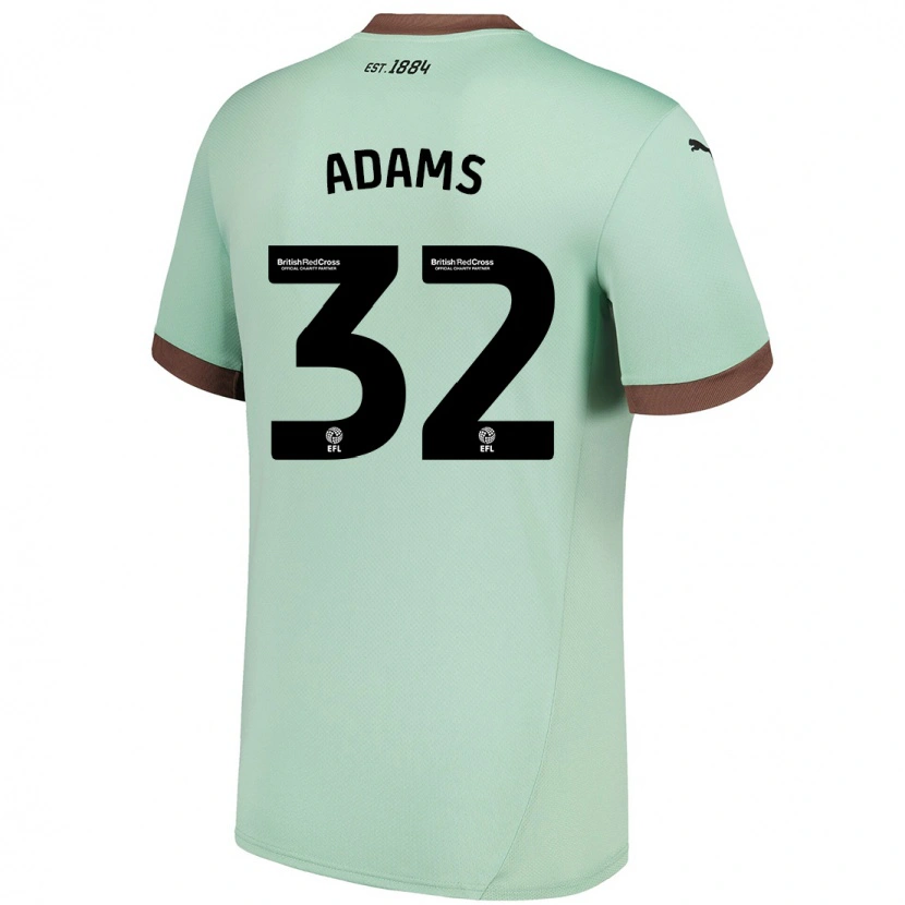 Danxen Barn Ebou Adams #32 Blek Grön Bortatröja Matchtröjor 2024/25 Tröjor T-Tröja