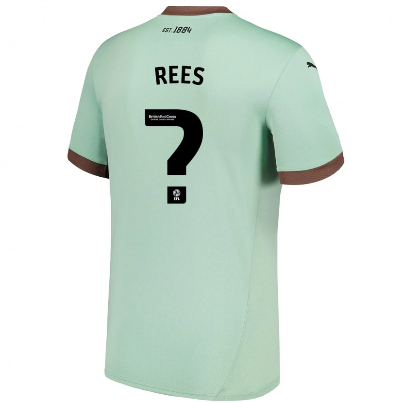 Danxen Barn Harvey Rees #0 Blek Grön Bortatröja Matchtröjor 2024/25 Tröjor T-Tröja