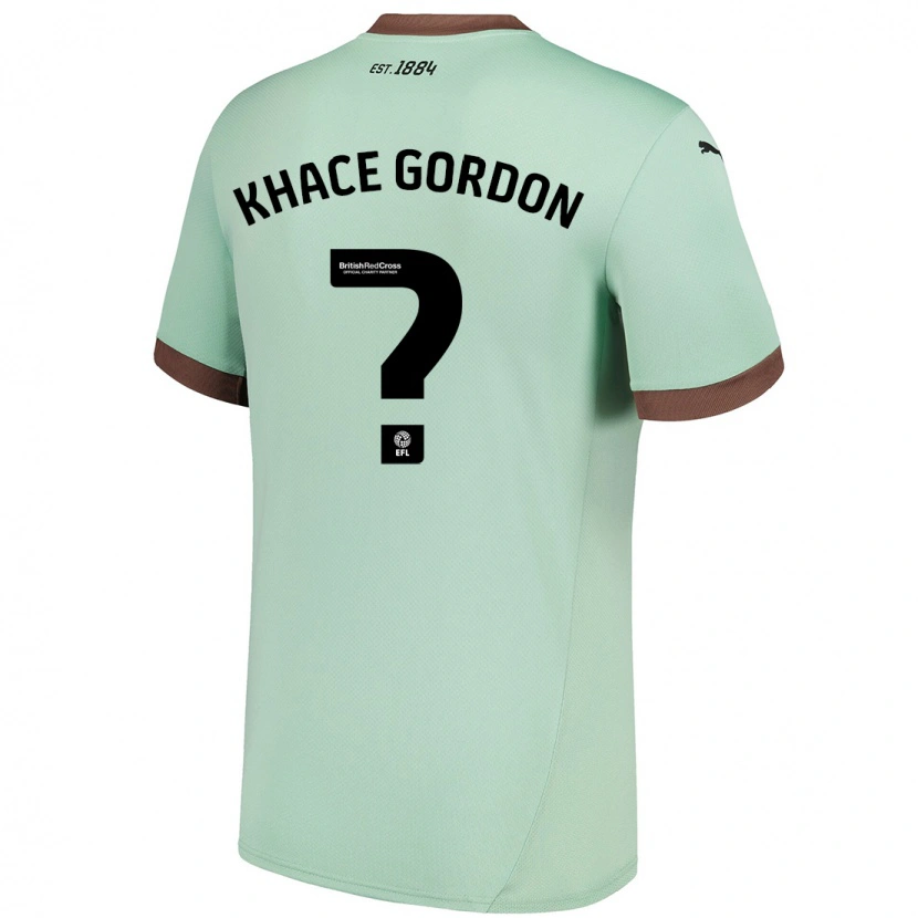 Danxen Barn Khace Gordon #0 Blek Grön Bortatröja Matchtröjor 2024/25 Tröjor T-Tröja