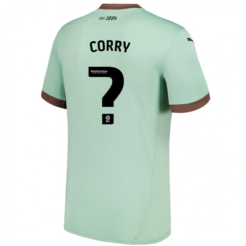Danxen Barn Sean Corry #0 Blek Grön Bortatröja Matchtröjor 2024/25 Tröjor T-Tröja