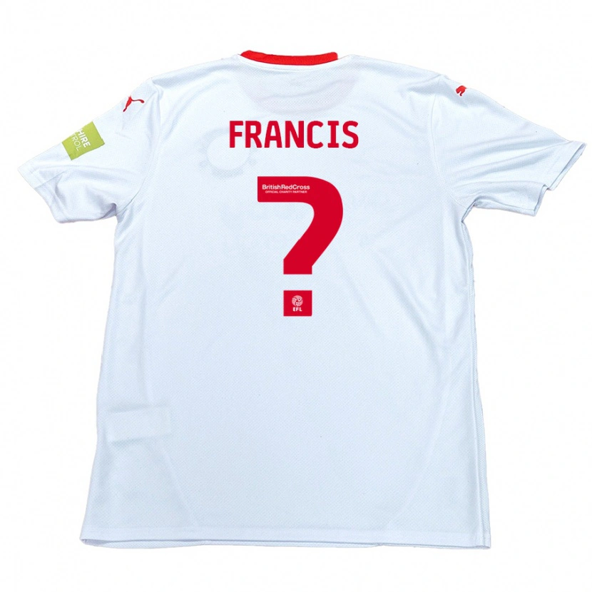 Danxen Barn Dannen Francis #0 Vit Bortatröja Matchtröjor 2024/25 Tröjor T-Tröja