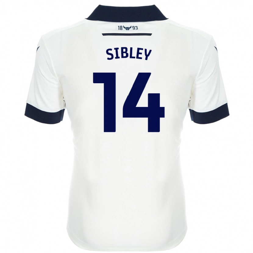 Danxen Barn Louie Sibley #14 Vit Marinblå Bortatröja Matchtröjor 2024/25 Tröjor T-Tröja