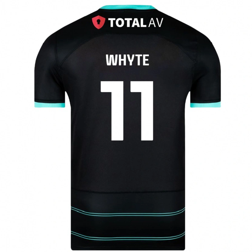 Danxen Barn Gavin Whyte #11 Svart Bortatröja Matchtröjor 2024/25 Tröjor T-Tröja