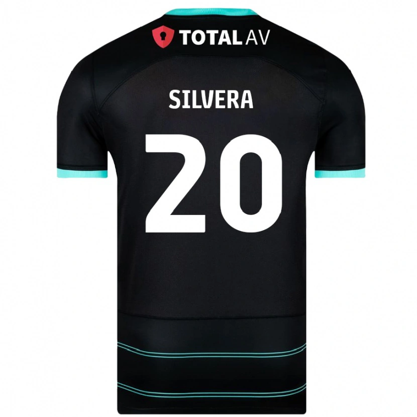 Danxen Barn Sam Silvera #20 Svart Bortatröja Matchtröjor 2024/25 Tröjor T-Tröja
