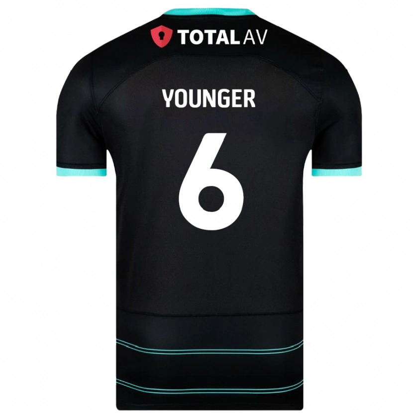 Danxen Barn Jazz Younger #6 Svart Bortatröja Matchtröjor 2024/25 Tröjor T-Tröja