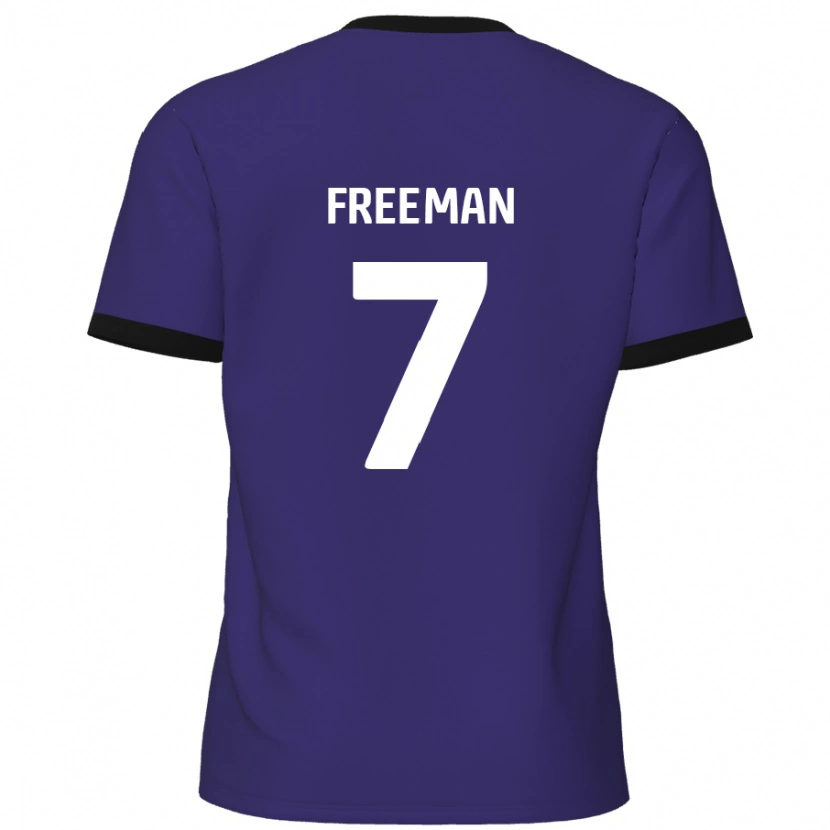 Danxen Barn Nick Freeman #7 Purpur Bortatröja Matchtröjor 2024/25 Tröjor T-Tröja