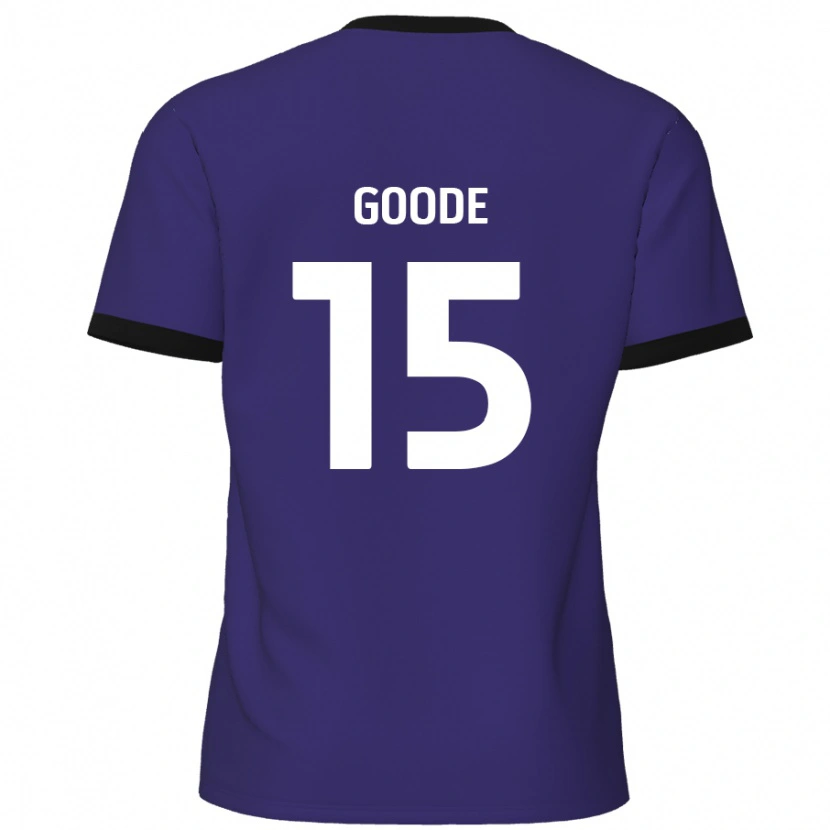 Danxen Barn Charlie Goode #15 Purpur Bortatröja Matchtröjor 2024/25 Tröjor T-Tröja