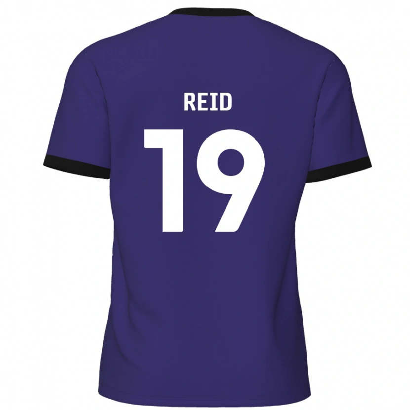 Danxen Barn Jamie Reid #19 Purpur Bortatröja Matchtröjor 2024/25 Tröjor T-Tröja