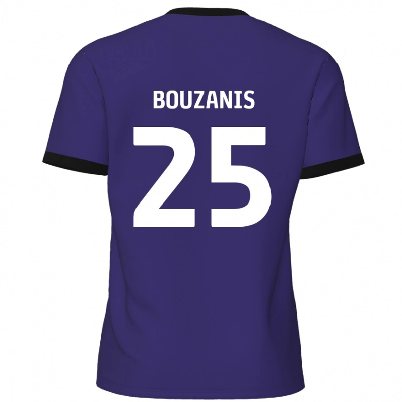 Danxen Barn Dean Bouzanis #25 Purpur Bortatröja Matchtröjor 2024/25 Tröjor T-Tröja