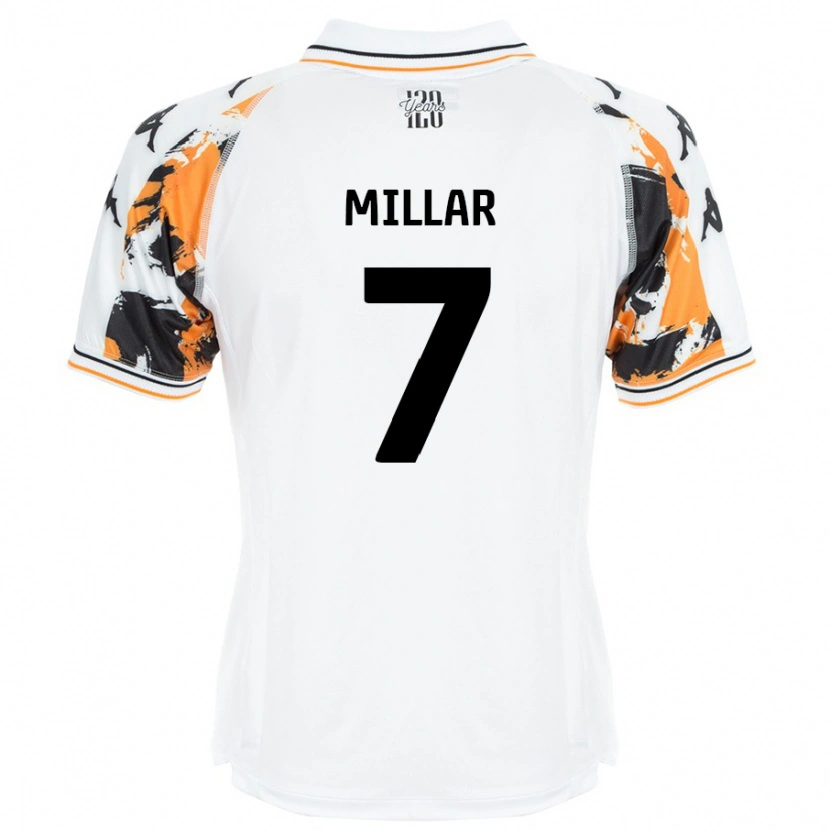 Danxen Barn Liam Millar #7 Vit Bortatröja Matchtröjor 2024/25 Tröjor T-Tröja