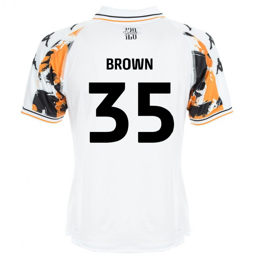 Danxen Barn Pharrell Brown #35 Vit Bortatröja Matchtröjor 2024/25 Tröjor T-Tröja