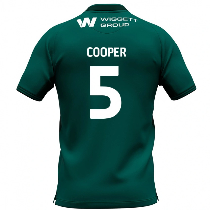 Danxen Barn Jake Cooper #5 Grön Bortatröja Matchtröjor 2024/25 Tröjor T-Tröja