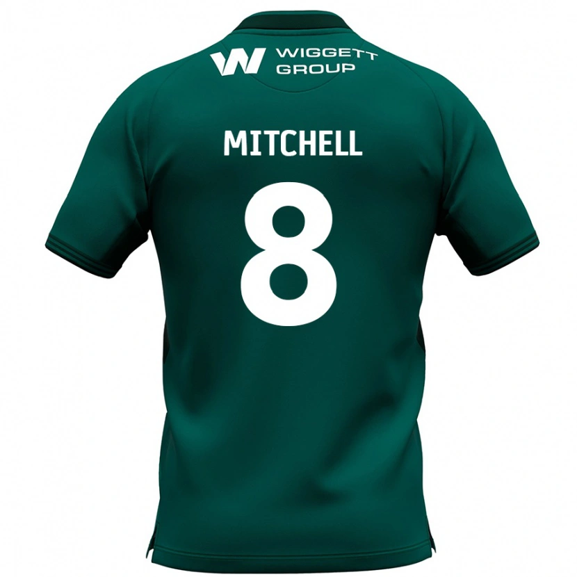 Danxen Barn Billy Mitchell #8 Grön Bortatröja Matchtröjor 2024/25 Tröjor T-Tröja