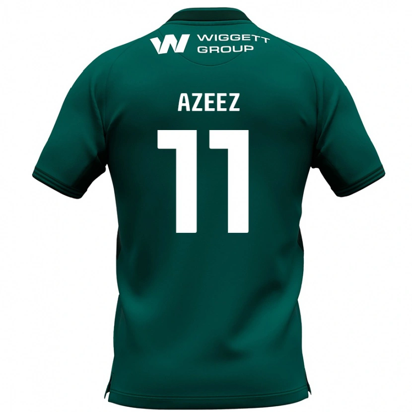 Danxen Barn Femi Azeez #11 Grön Bortatröja Matchtröjor 2024/25 Tröjor T-Tröja