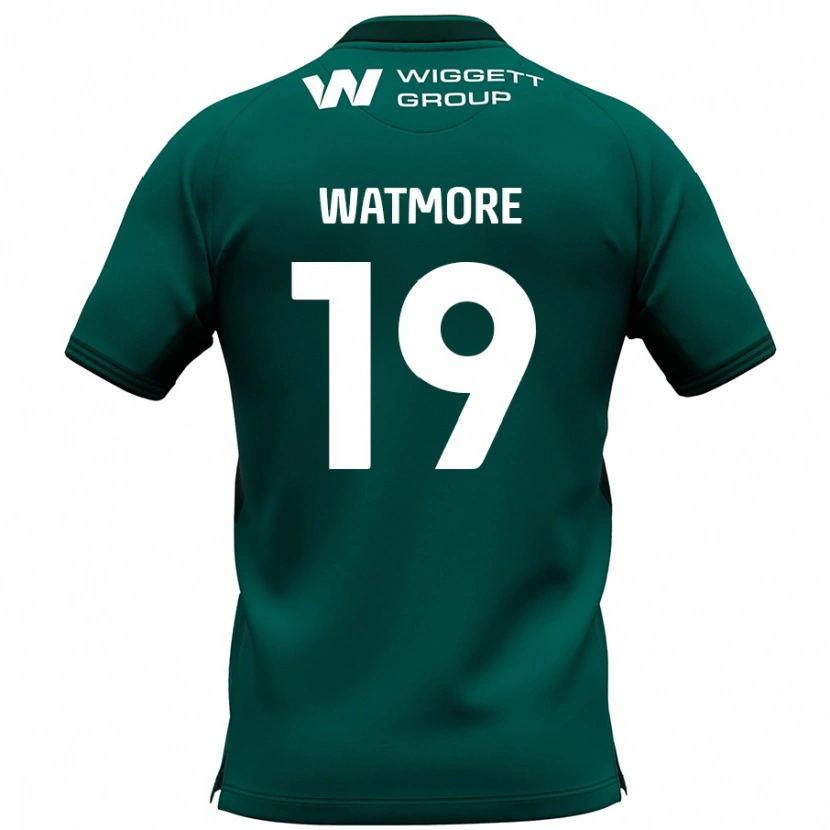 Danxen Barn Duncan Watmore #19 Grön Bortatröja Matchtröjor 2024/25 Tröjor T-Tröja