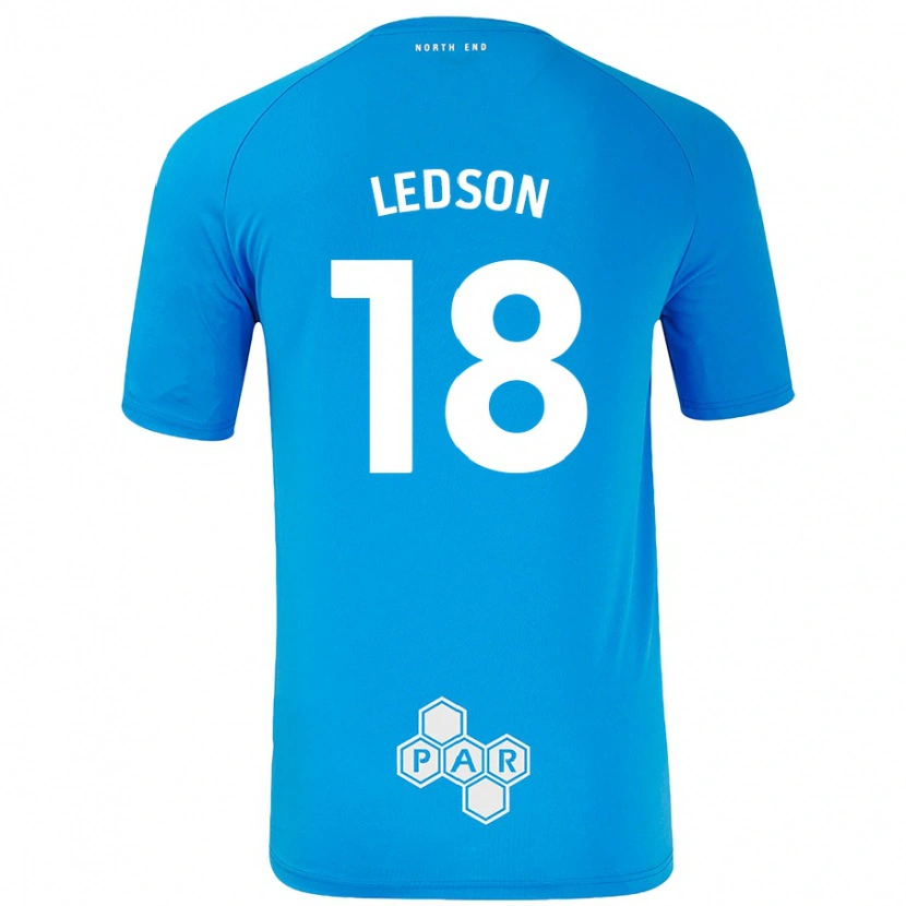 Danxen Barn Ryan Ledson #18 Himmelsblå Bortatröja Matchtröjor 2024/25 Tröjor T-Tröja
