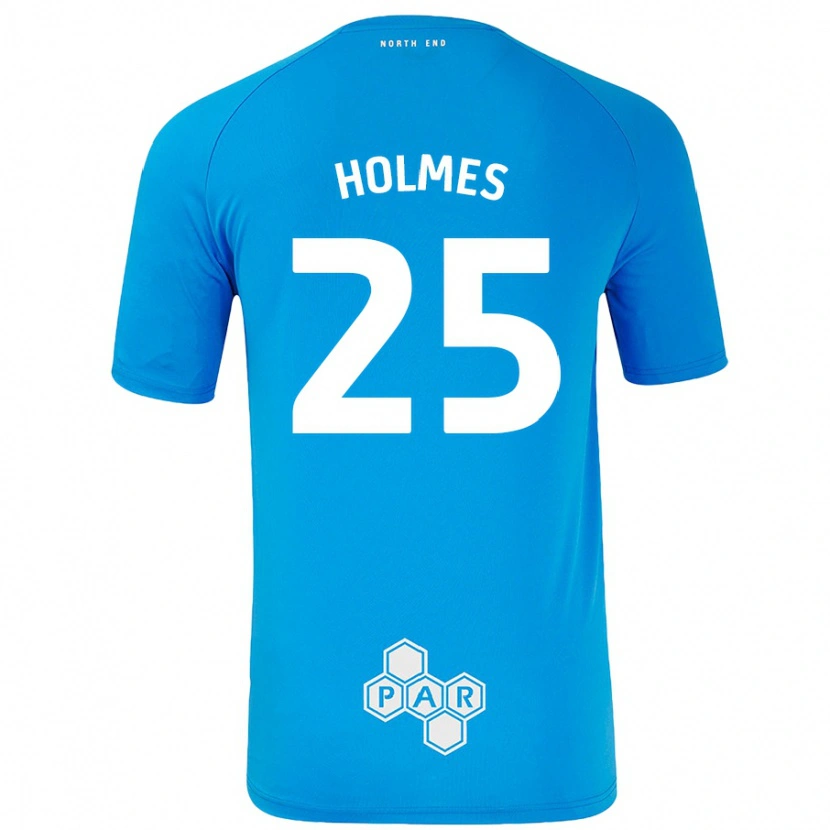 Danxen Barn Duane Holmes #25 Himmelsblå Bortatröja Matchtröjor 2024/25 Tröjor T-Tröja