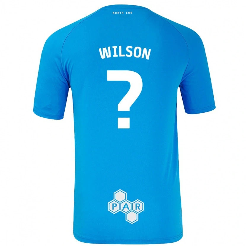 Danxen Barn Max Wilson #0 Himmelsblå Bortatröja Matchtröjor 2024/25 Tröjor T-Tröja