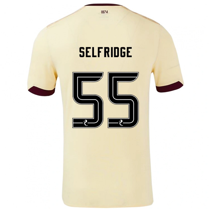 Danxen Barn Louis Selfridge #55 Grädde Bourgogne Bortatröja Matchtröjor 2024/25 Tröjor T-Tröja