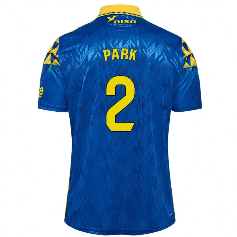 Danxen Barn Marvin Park #2 Blå Gul Bortatröja Matchtröjor 2024/25 Tröjor T-Tröja