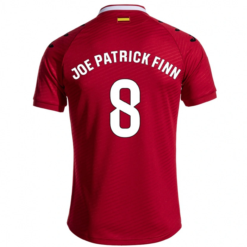 Danxen Barn John Joe Patrick Finn #8 Mörkröd Bortatröja Matchtröjor 2024/25 Tröjor T-Tröja