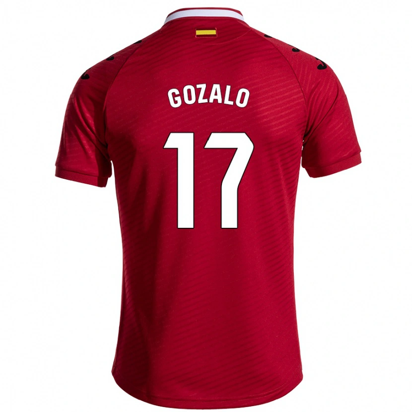 Danxen Barn Marcos Gozalo #17 Mörkröd Bortatröja Matchtröjor 2024/25 Tröjor T-Tröja
