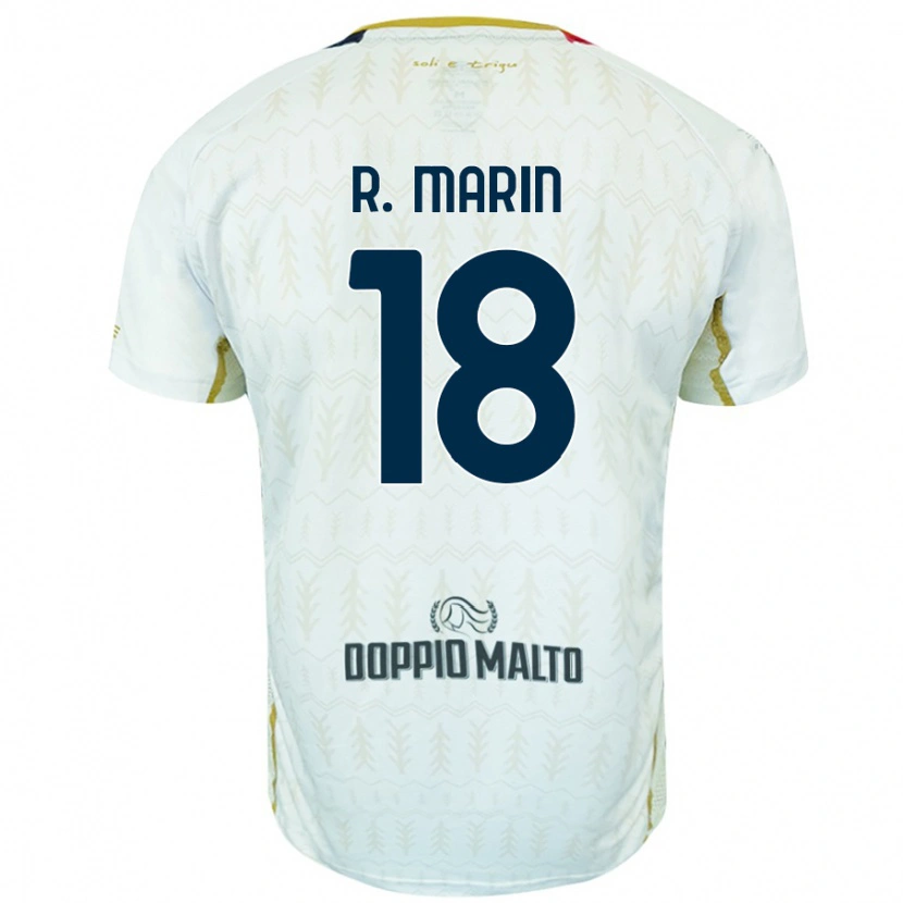 Danxen Barn Răzvan Marin #18 Vit Bortatröja Matchtröjor 2024/25 Tröjor T-Tröja