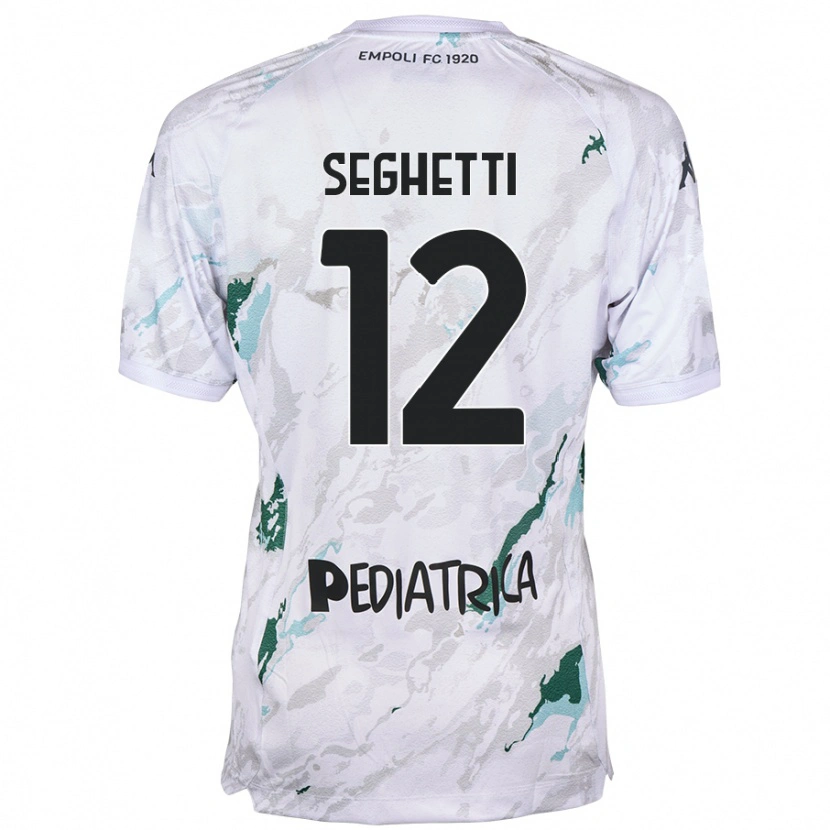 Danxen Barn Jacopo Seghetti #12 Grå Bortatröja Matchtröjor 2024/25 Tröjor T-Tröja