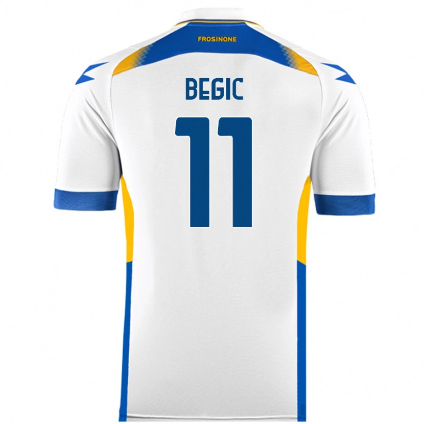 Danxen Barn Tjas Begic #11 Vit Bortatröja Matchtröjor 2024/25 Tröjor T-Tröja